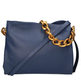 Annalou Borsa a spalla da donna Vera pelle 05417-D24 BLU JEANS Gave Lux