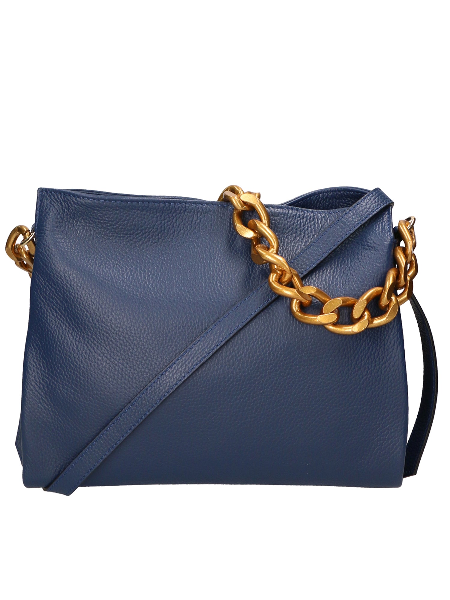 Annalou Borsa a spalla da donna Vera pelle 05417-D24 BLU JEANS Gave Lux