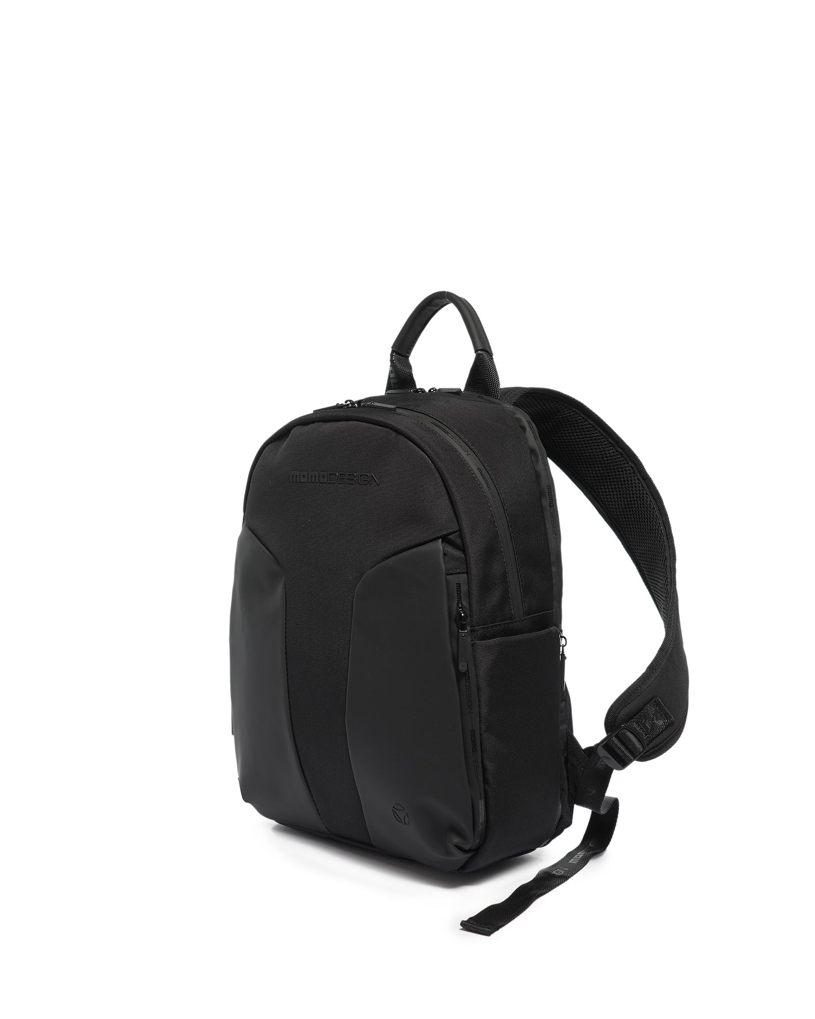 Zaino uomo in nylon ed ecopelle Casual MO-17CO-BLACK Momo Design