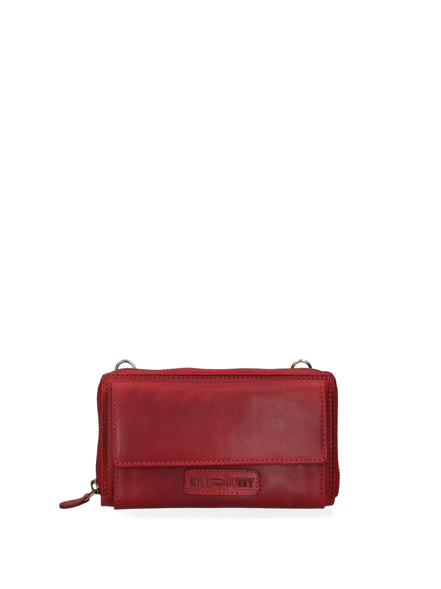 Portafoglio uomo in vera pelle Casual HILB-19153-ROSSO Hill Burry