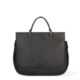 Novara Plus Borsa a mano da donna Vera pelle 564139-NERO Gave Lux