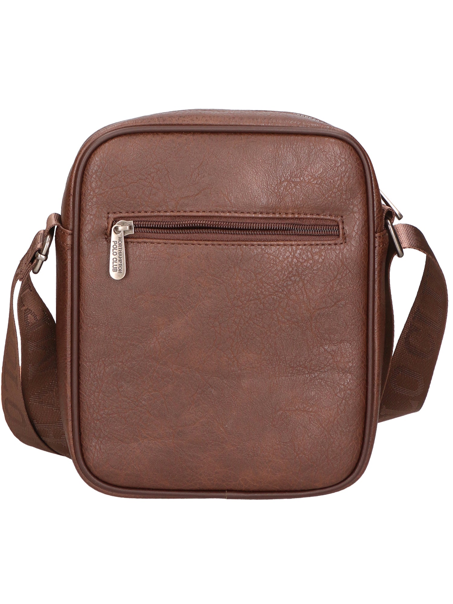 Borsa a tracolla uomo 100% PU Leather PCL3005-COFFEE Northampton Polo Club