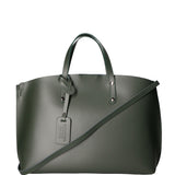 Lumena Borsa a mano da donna Vera pelle 2094-L135 VERDE BOTTIGLIA Gave Lux