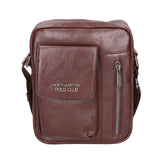Borsa a tracolla uomo 100% pelle PU PCL3105-COFFEE Northampton Polo Club