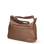 Borsa a spalla da donna Ecopelle BC1345-TAUPE B Cavalli