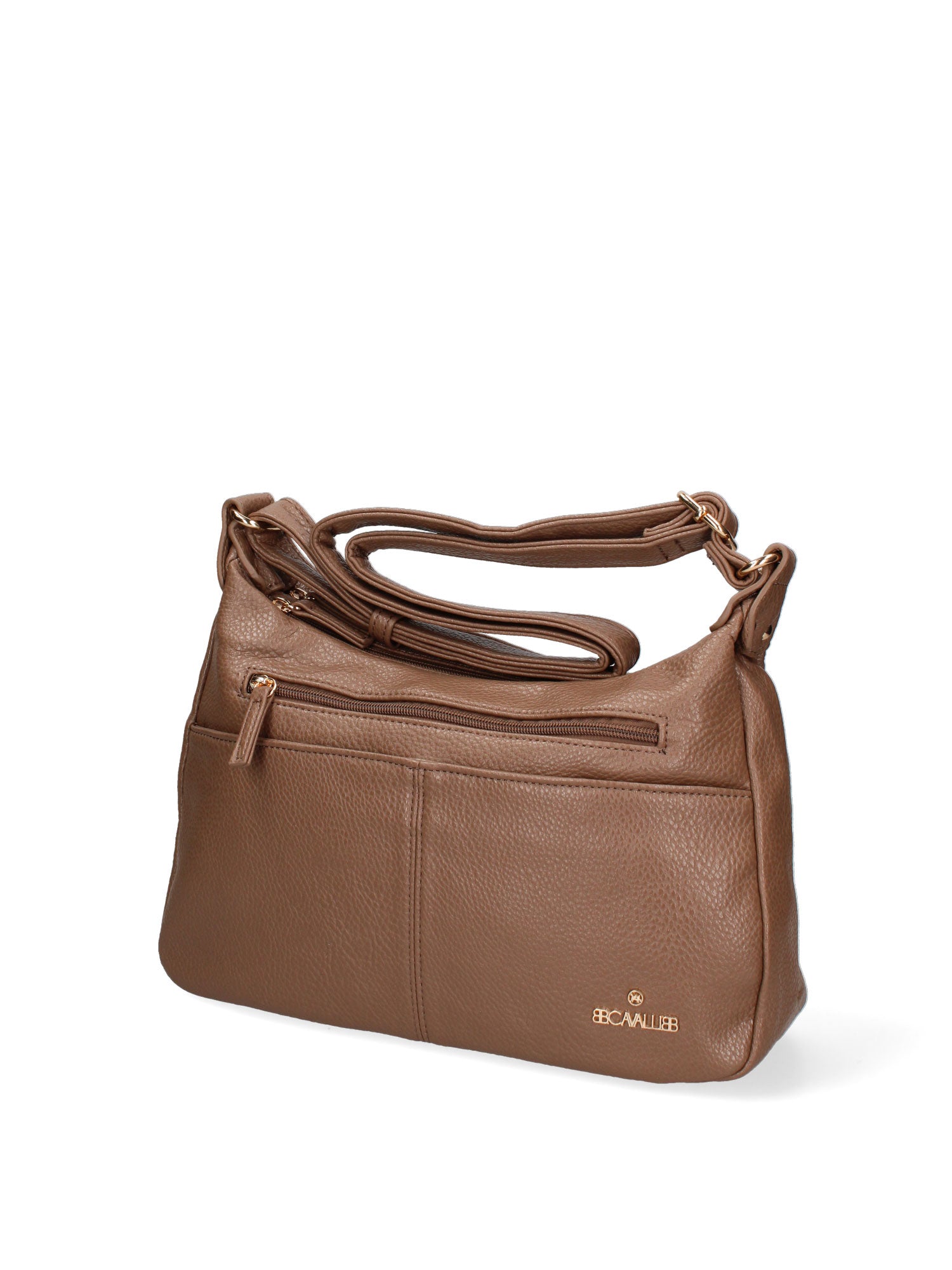 Borsa a spalla da donna Ecopelle BC1345-TAUPE B Cavalli