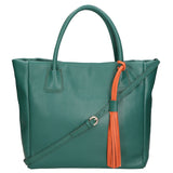 Verdiana Borsa a mano da donna Vera Pelle 06505-D91 PAVONE Gave Lux