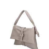 Borsa a spalla da donna Vera pelle 07172-S86 GRIGIO Viola Castellani