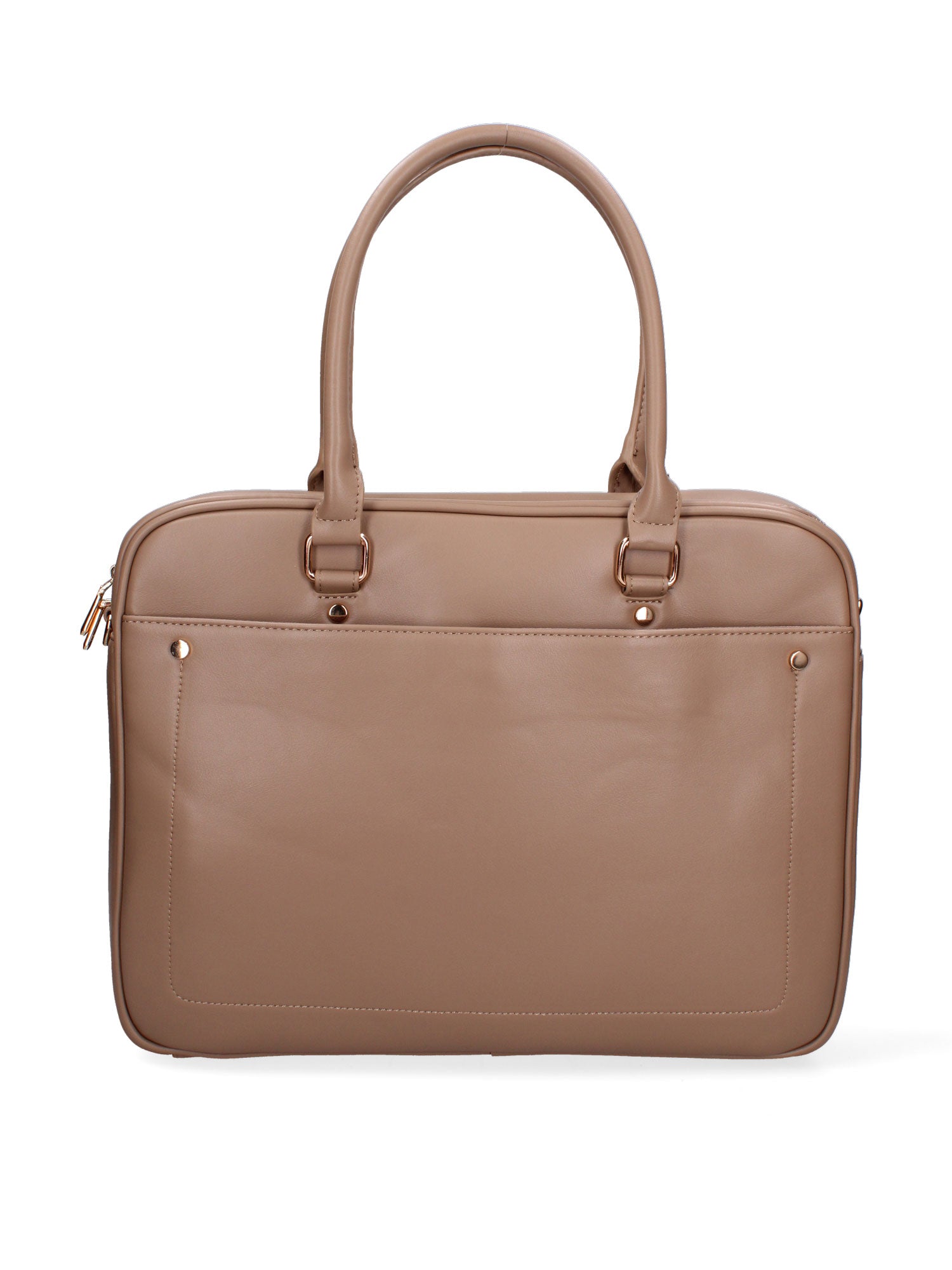 Valora Borsa da lavoro unisex Ecopelle e poliestere 3403-2-TAUPE Diana&co