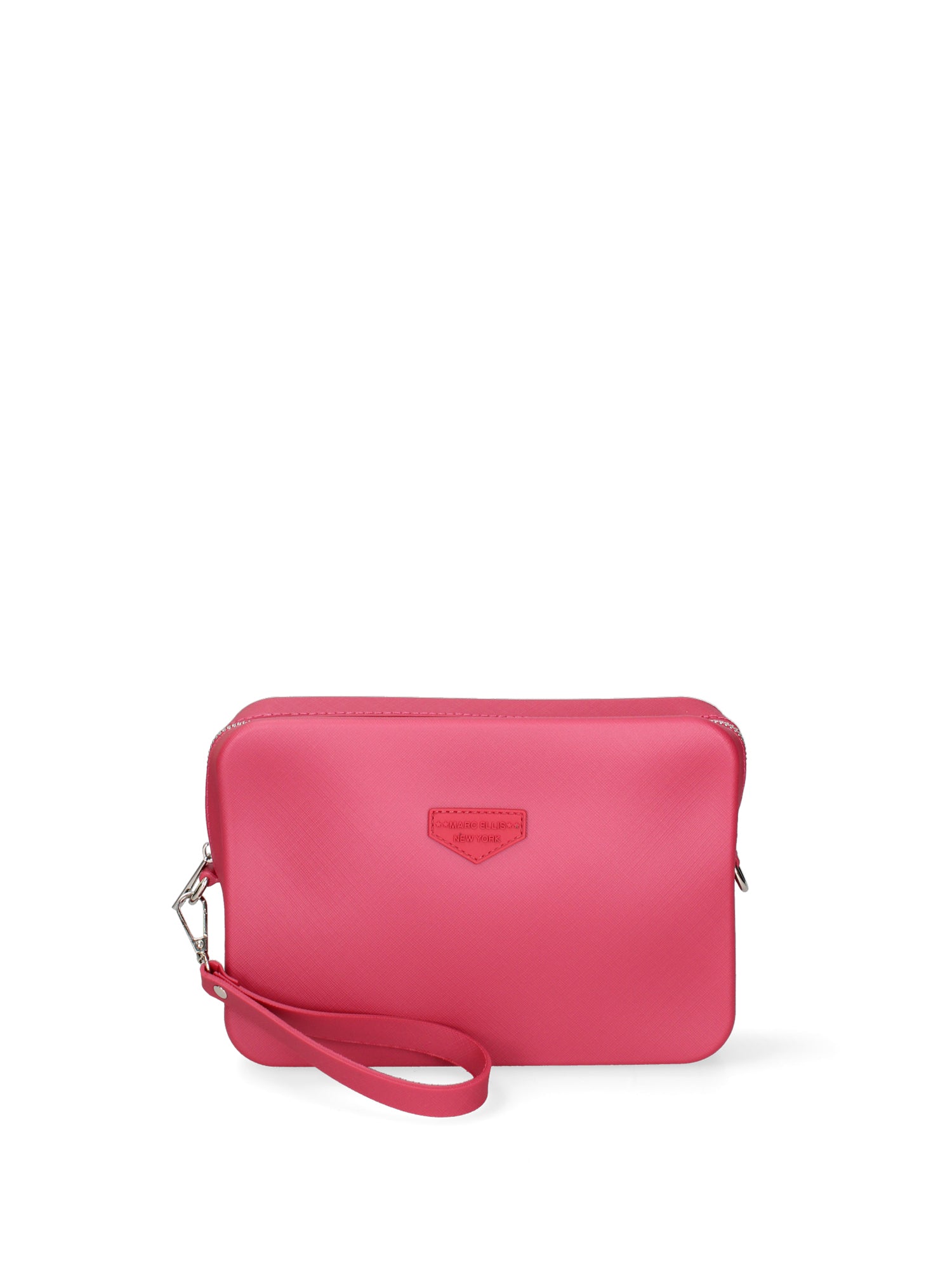 Borsa a tracolla da donna 100% Pvc FLAT-FLOWE-CHERRY - SILVER Marc Ellis