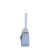 Borsa a spalla da donna Vera pelle 07229-L119 GRIGIO CHIARO Roberta Rossi