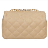 Carolina Borsa a spalla da donna Vera pelle 1073-S40 TAUPE Gave Lux