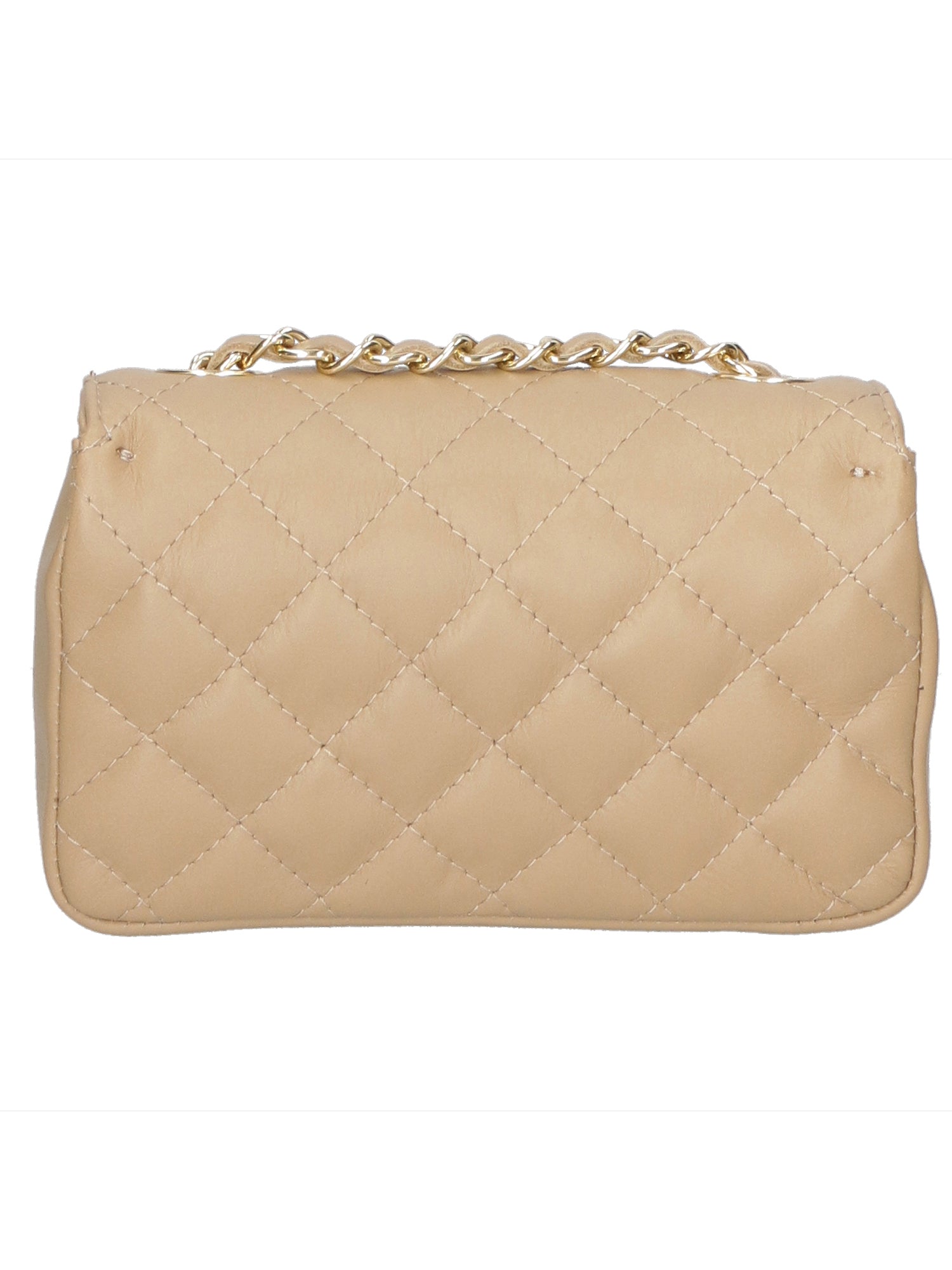 Carolina Borsa a spalla da donna Vera pelle 1073-S40 TAUPE Gave Lux
