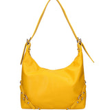 Fiorenza Lux Borsa a spalla da donna Vera pelle 07140-D04 GIALLO Viola Castellani