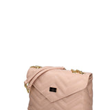 Borsa a spalla da donna Vera pelle JR-W-1105SA-NUDE-GOLD John Richmond