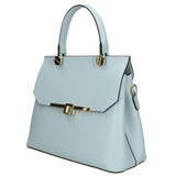 Borsa a mano da donna 100% vera pelle 7708-L366 CIELO Gave Lux