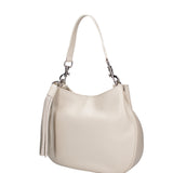 Borsa a spalla da donna Vera pelle 07316-D37 LATTE Roberta Rossi