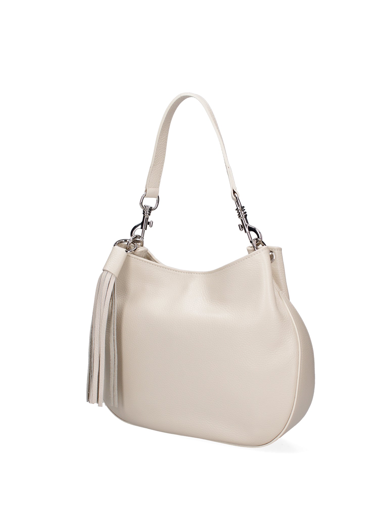 Borsa a spalla da donna Vera pelle 07316-D37 LATTE Roberta Rossi