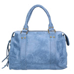 Elara Borsa a spalla da donna Vera pelle 06090-BLU JEANS Gave Lux