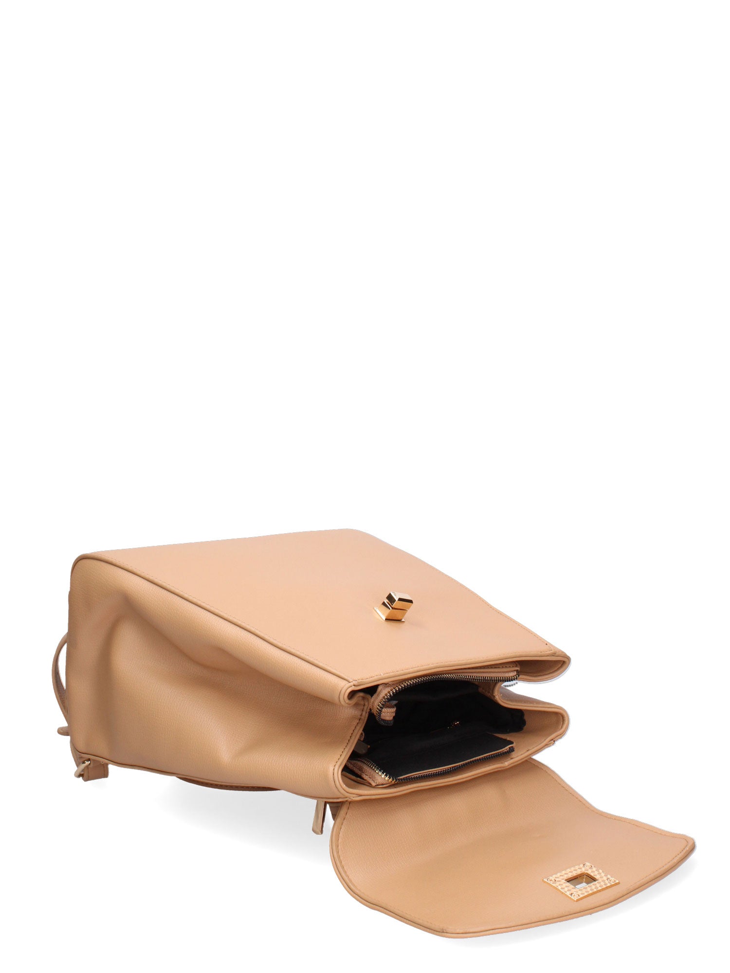 Zaino da donna in ecopelle Casual 635-2-CAMEL Diana&co