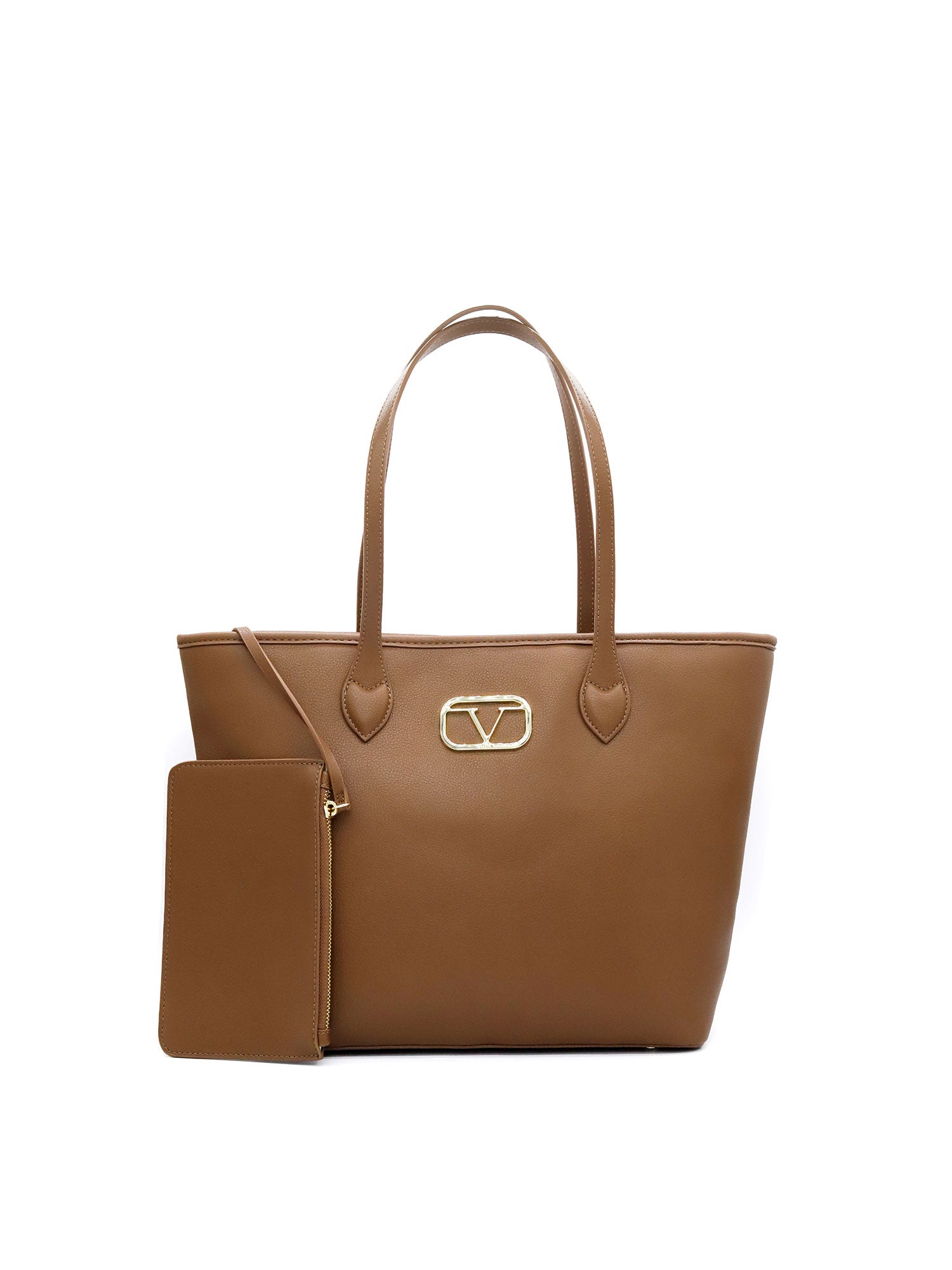 Santorini Borsa Shopper da donna Ecopelle VB-203-MARRONE 19V69 Italia