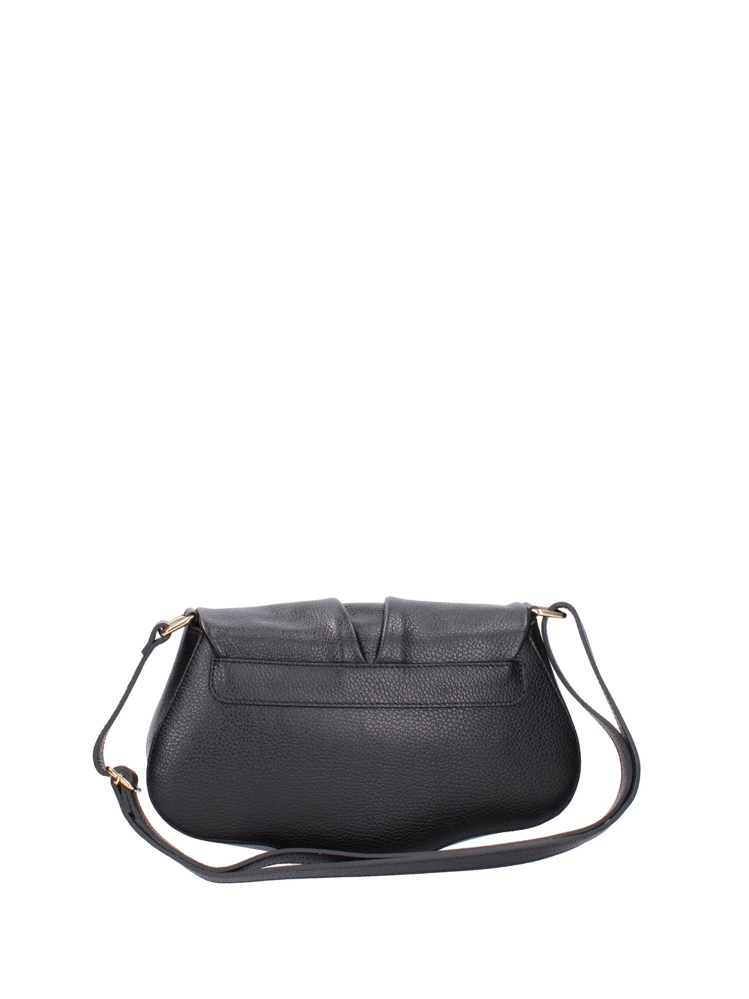 Borsa a spalla da donna Vera pelle 07152-D28 NERO Viola Castellani