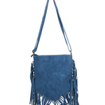 Solana Borsa a tracolla da donna Vera pelle 1518-BLU Gave Lux
