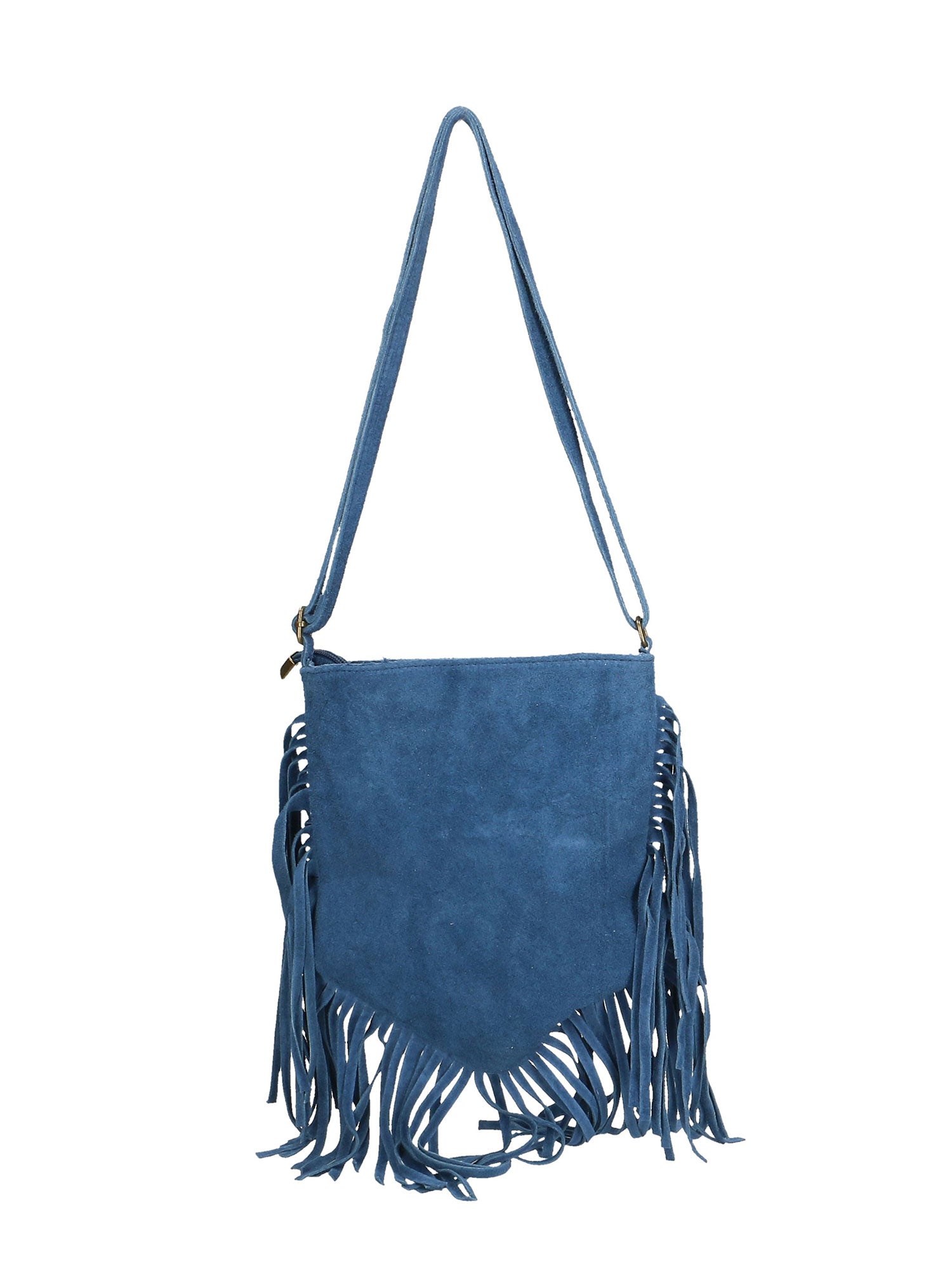 Solana Borsa a tracolla da donna Vera pelle 1518-BLU Gave Lux
