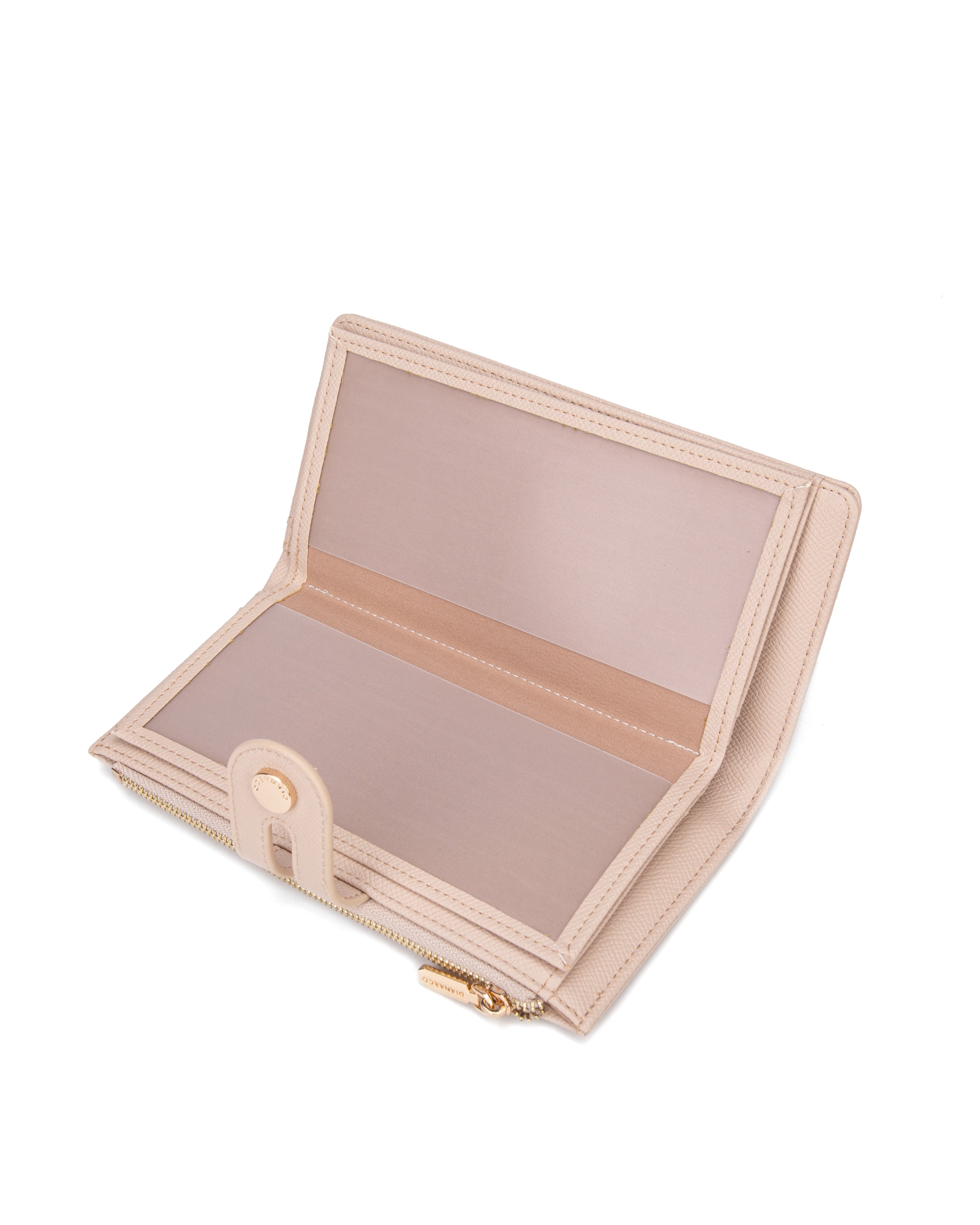 Portafoglio da donna 100% pelle vegana PU 798-3PT-NUDE Diana&co