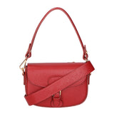 Viktoria Borsa a spalla da donna Vera pelle 06526-D10 ROSSO SCURO Gave Lux