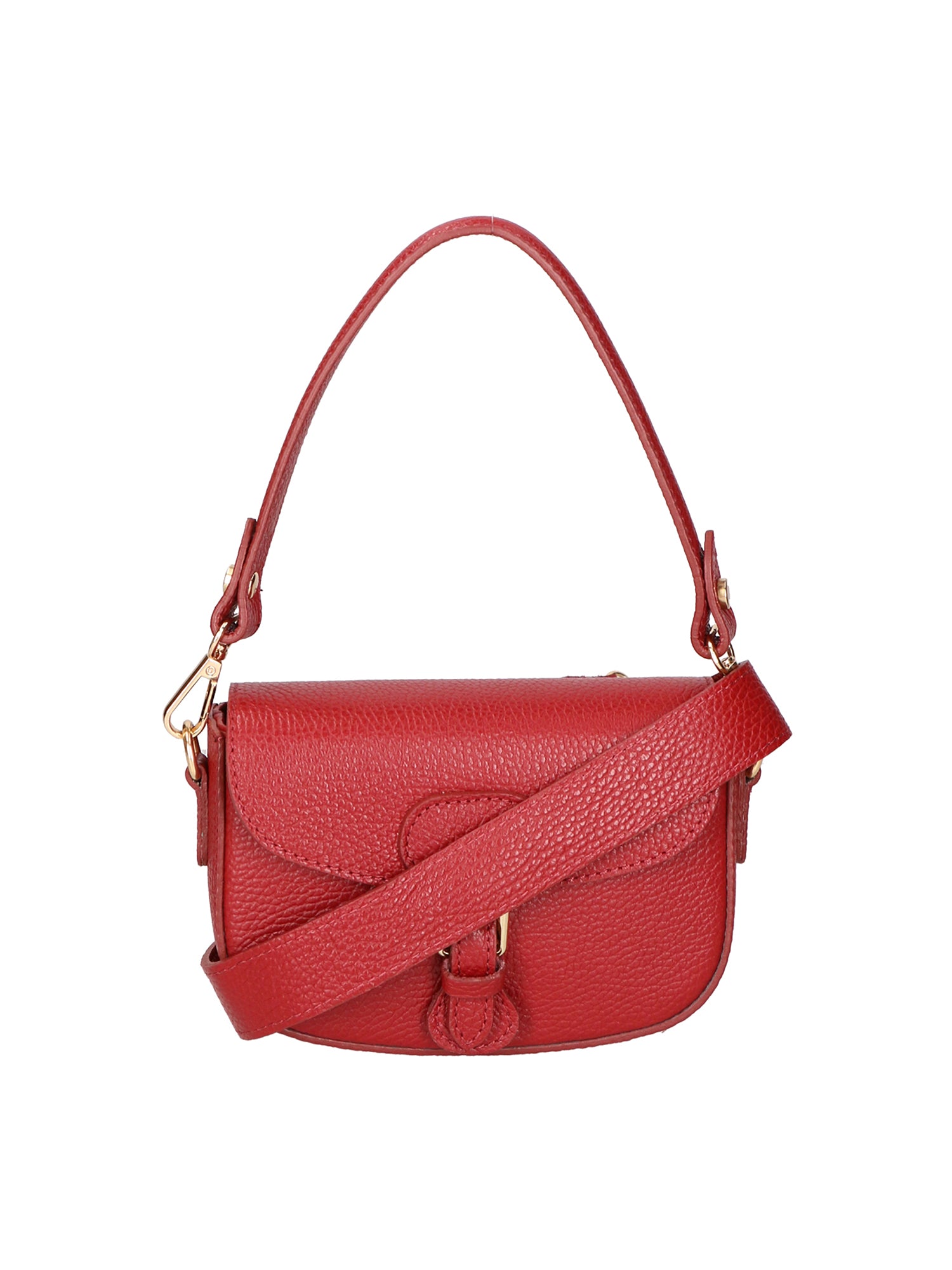 Viktoria Borsa a spalla da donna Vera pelle 06526-D10 ROSSO SCURO Gave Lux