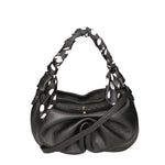 Elowen Nova Borsa a mano da donna Vera pelle 03712-D28 NERO Chiara Ferretti