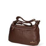 Borsa a spalla da donna Ecopelle BC1345-COFFEE B Cavalli