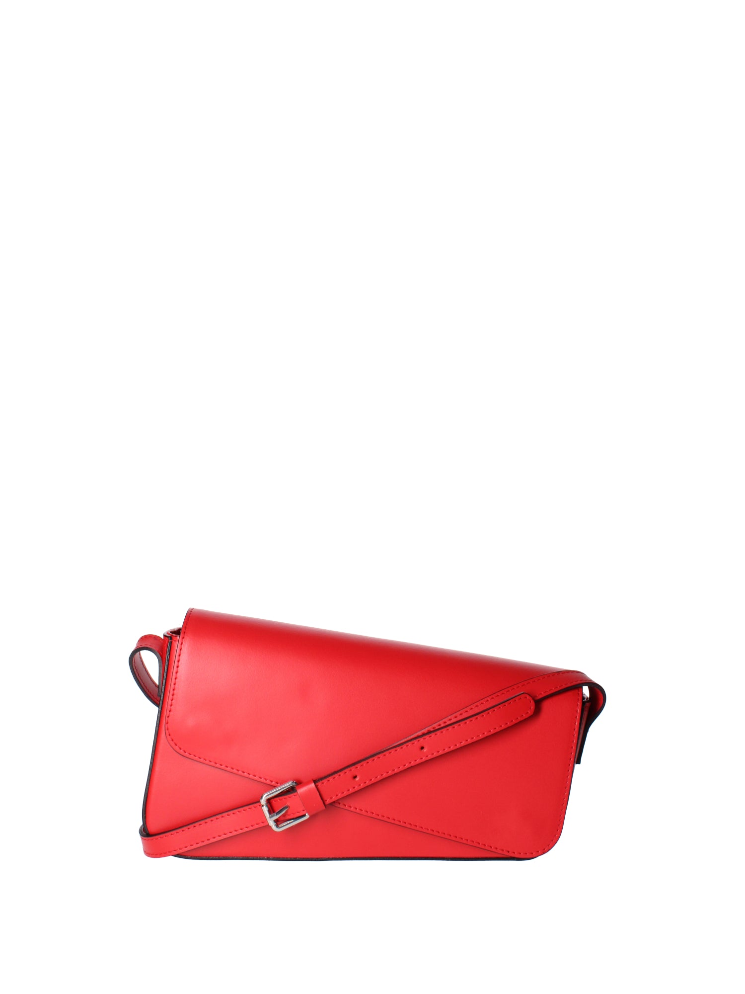Borsa a tracolla da donna Vera pelle 07223-L214 ROSSO Roberta Rossi