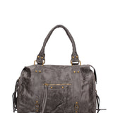 Elara Borsa a spalla da donna Vera pelle 06090-042 GRIGIO SCURO Gave Lux