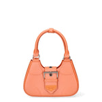 Borsa a mano da donna 100% PVC FLAT-CIRCLE-DARK RUST - BRUSH CDF Marc Ellis