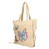 Papillon Borsa a spalla da donna Vera pelle 8620-BEIGE Gave Lux
