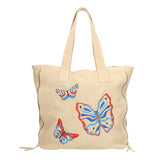 Papillon Borsa a spalla da donna Vera pelle 8620-BEIGE Gave Lux