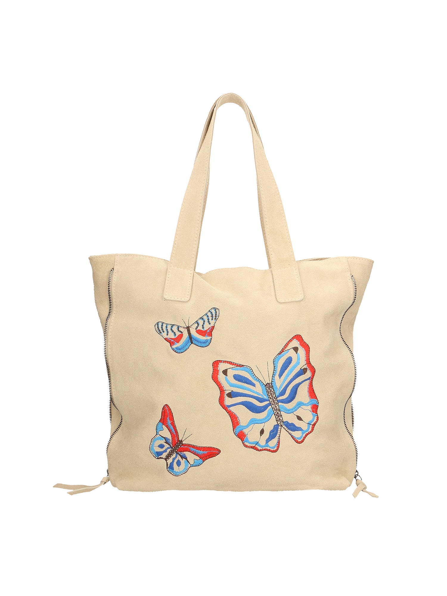 Papillon Borsa a spalla da donna Vera pelle 8620-BEIGE Gave Lux