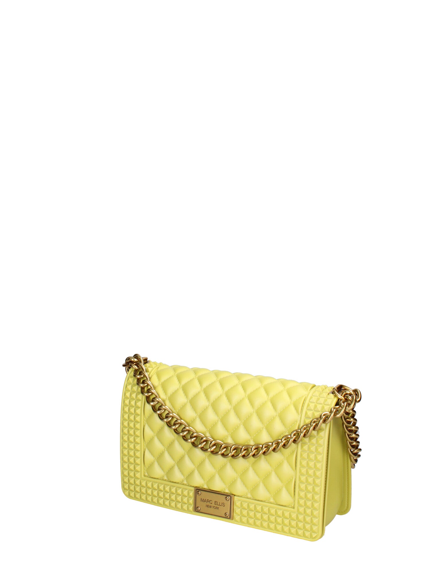Borsa a mano donna 100% gomma FLAT PENKA M-PYRATE GREEN-LIGHT OTTONE Marc Ellis