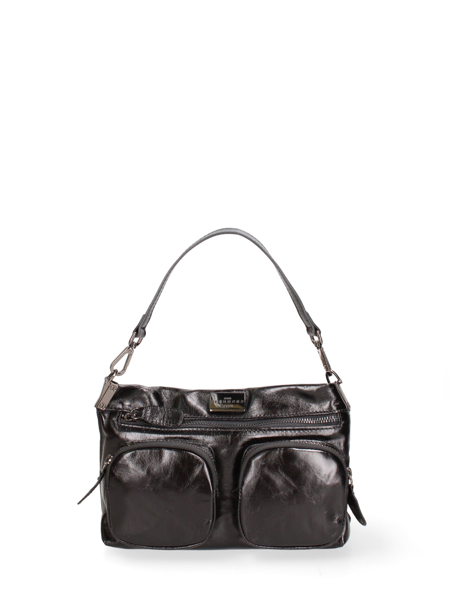 Borsa a spalla da donna Vera pelle JR-W-1181SY-BLACK-CDF John Richmond