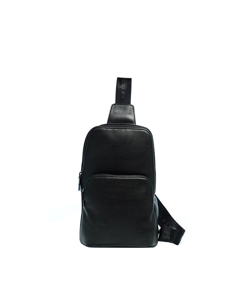 Borsa a tracolla uomo Tessuto e cotone MO-03PU-BLACK