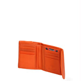 Portafoglio uomo in vera pelle Casual IN-1077-ARANCIO Sergio Valentini