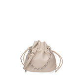 Borsa a secchiello da donna 100% PVC F6717-1-BEIGE David Jones