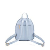 Zaino da donna in pelle vegana Casual 715-2PT-LIGHT BLUE Diana&co