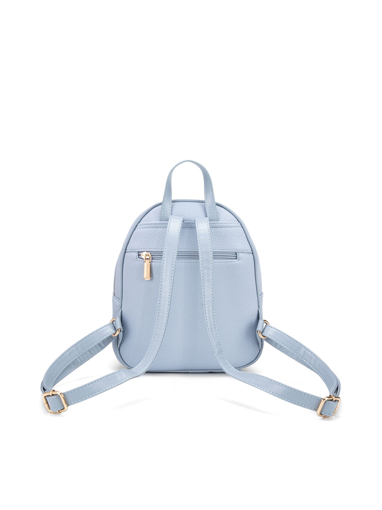 Zaino da donna in pelle vegana Casual 715-2PT-LIGHT BLUE Diana&co