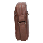 Borsa a tracolla uomo 100% PU Leather PCL3006-COFFEE Northampton Polo Club