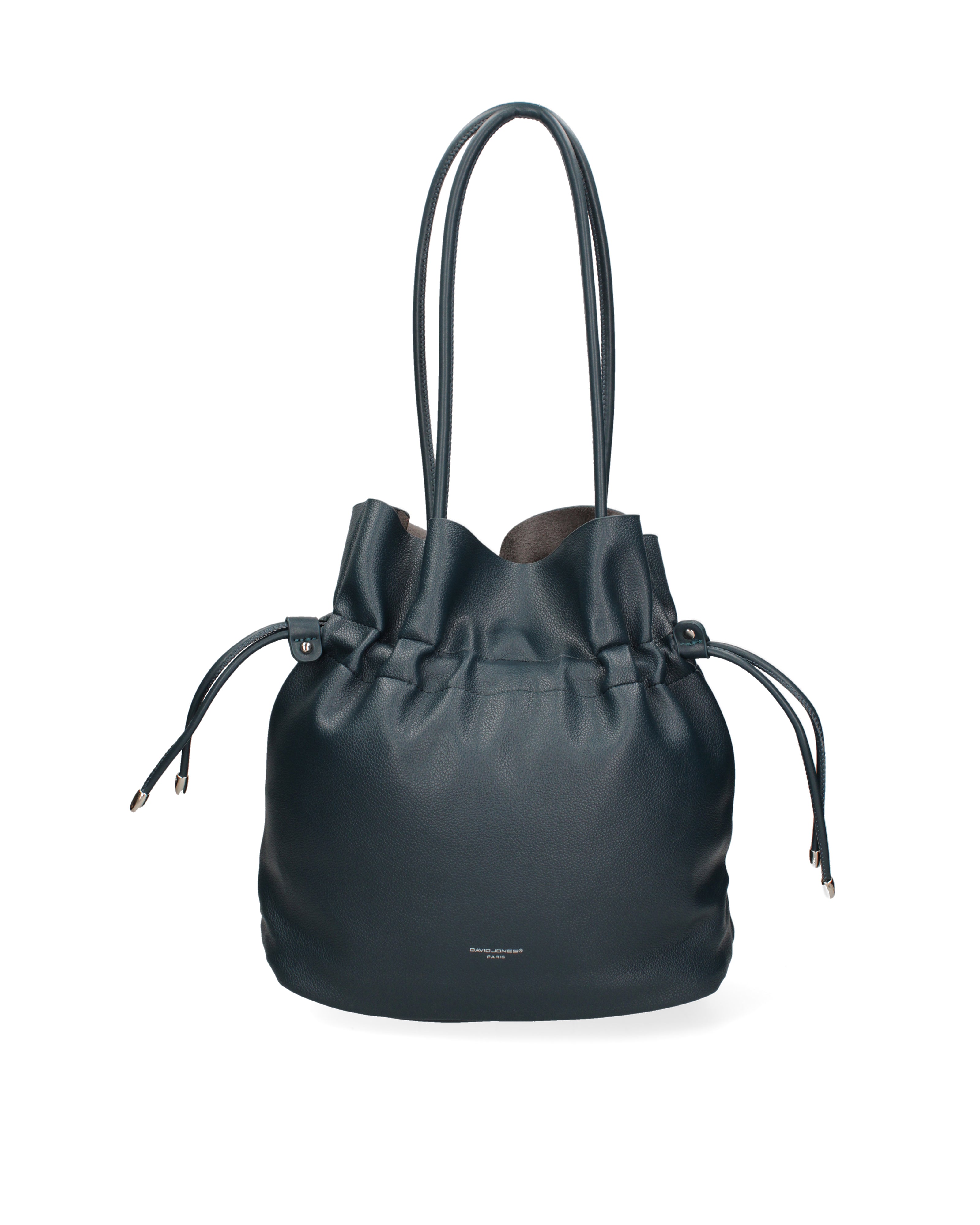 Borsa a spalla da donna 100% PVC F6717-2-NAVYBLUE David Jones