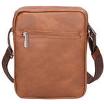 Borsa a tracolla uomo 100% pelle PU PCL3009-BROWN Northampton Polo Club