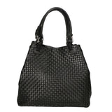Araminta Borsa Shopper da donna Vera Pelle 80047-019 NERO Gave Lux